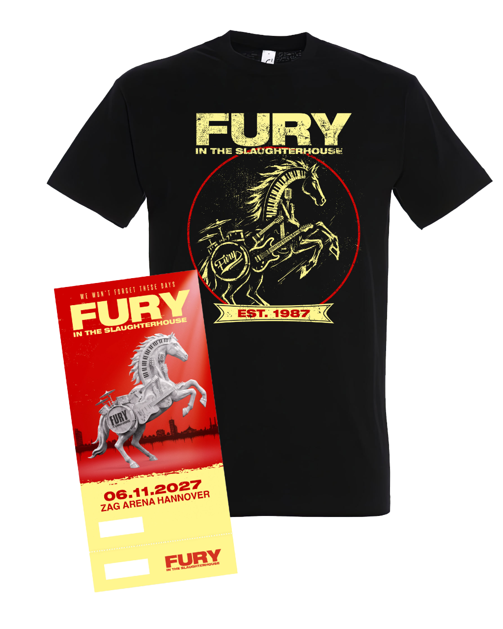6. November 2027 – exklusives Ticket & T-Shirt Bundle „Celebrating 40 Years“